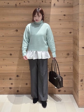 テソ子さん(レディース・162cm)の冬コーディネート