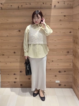 テソ子さん（レディース・162cm）の春コーディネート