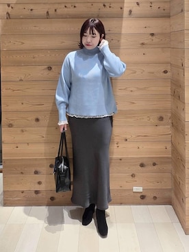 「若見え」｜テソ子さん（レディース・162cm）の冬コーディネート