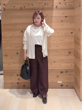 「アイテム（Tシャツ/カットソー）」を使った、テソ子さん（レディース・162cm・30代）の夏コーディネート