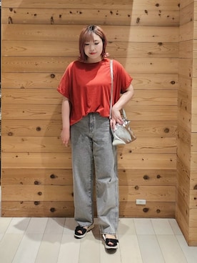 「アイテム（パンツ）」を使った、テソ子さん（レディース・162cm・30代）の夏コーディネート