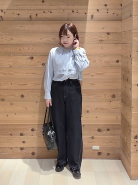 「GLOBAL WORK（グローバルワーク）のアイテム（ジャケット/アウター）」を使った、テソ子さん（レディース・162cm）の春コーディネート