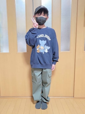 テソ子さん（キッズ・135cm）の冬コーディネート