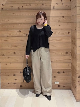 テソ子さん（レディース・162cm）の春コーディネート