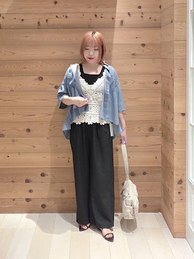 テソ子さん（レディース・162cm）の夏コーディネート