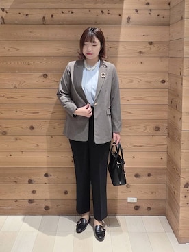 テソ子さん（レディース・162cm）の春コーディネート