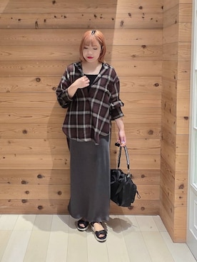 テソ子さん（レディース・162cm）の夏コーディネート