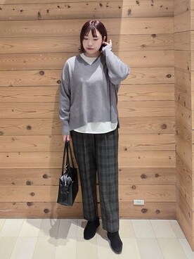 テソ子さん(レディース・162cm)の冬コーディネート