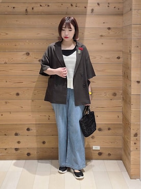 テソ子さん（レディース・162cm）の春コーディネート