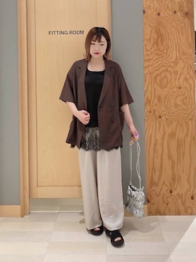 テソ子さん（レディース・162cm）の夏コーディネート