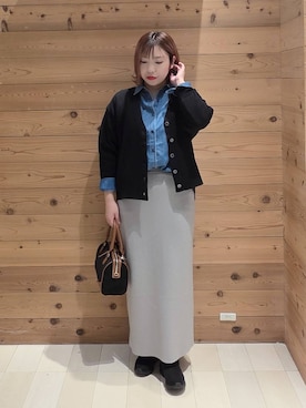 「アイテム（ワンピース/ドレス）」を使った、テソ子さん（レディース・162cm・30代）の秋コーディネート