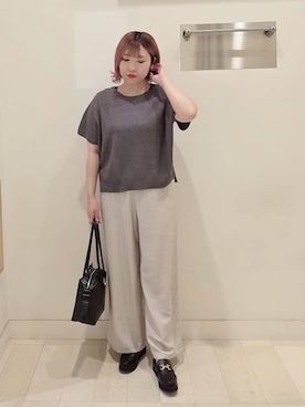 「アイテム（バッグ）」を使った、テソ子さん（レディース・162cm・30代）の夏コーディネート