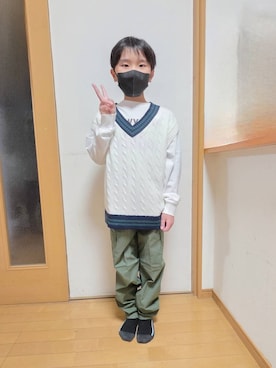 テソ子さん（キッズ・135cm）の春コーディネート