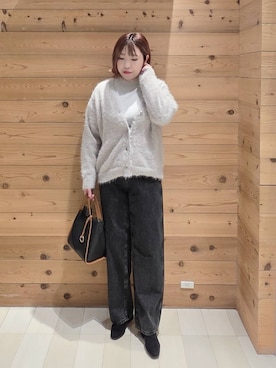 「アイテム（ブルゾン）」を使った、テソ子さん（レディース・162cm・30代）の秋コーディネート