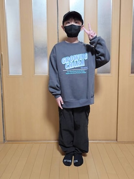 テソ子さん（キッズ・133cm）の冬コーディネート