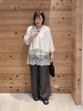 テソ子さん（レディース・162cm）の春コーディネート