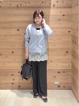 テソ子さん（レディース・162cm）の春コーディネート