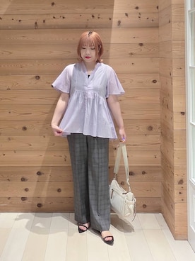 テソ子さん（レディース・162cm）の夏コーディネート