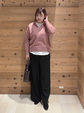 「アイテム（スウェット）」を使った、テソ子さん（レディース・162cm・30代）の秋コーディネート