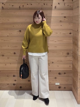 「アイテム（ハンドバッグ）」を使った、テソ子さん（レディース・162cm・30代）の秋コーディネート