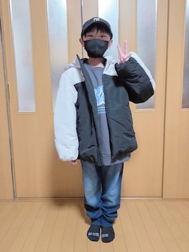 テソ子さん（キッズ・133cm）の秋コーディネート