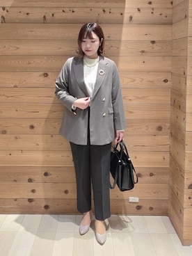 「GLOBAL WORK（グローバルワーク）のアイテム（アクセサリー）」を使った、テソ子さん（レディース・162cm）の春コーディネート