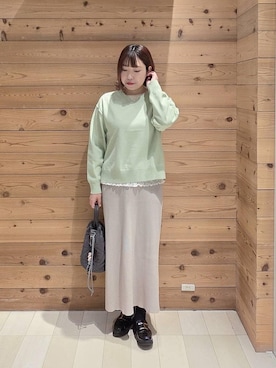 テソ子さん（レディース・162cm）の春コーディネート