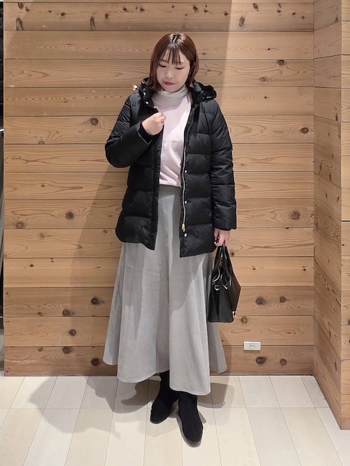 セール】ウツクシルエット撥水ダウンコート/497165（ダウンジャケット