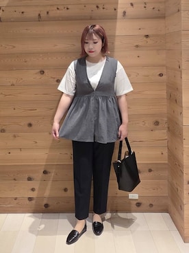 「アイテム（その他シューズ）」を使った、テソ子さん（レディース・162cm・30代）の夏コーディネート