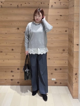 テソ子さん（レディース・162cm）の冬コーディネート