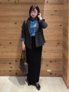 「GLOBAL WORK（グローバルワーク）のアイテム（ワンピース）」を使った、テソ子さん（レディース・162cm）の秋コーディネート