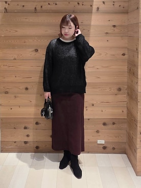 「アイテム（ダウンジャケット/コート）」を使った、テソ子さん（レディース・162cm・30代）の秋コーディネート