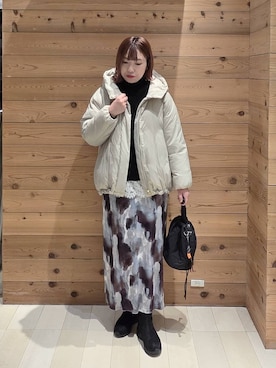 「GLOBAL WORK（グローバルワーク）のアイテム（トップス）」を使った、テソ子さん（レディース・162cm）の冬コーディネート