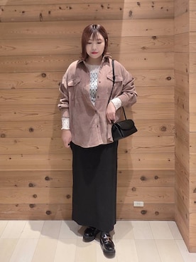 「アイテム（スカート）」を使った、テソ子さん（レディース・162cm・30代）の秋コーディネート