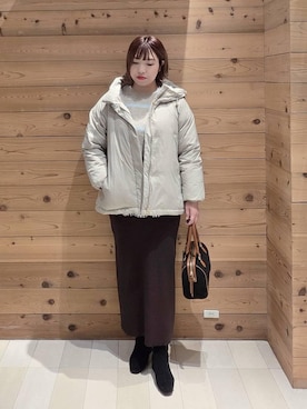 「アイテム（ワンピース/ドレス）」を使った、テソ子さん（レディース・162cm・30代）の冬コーディネート