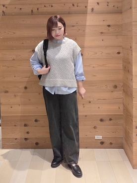 「アイテム（バックパック/リュック）」を使った、テソ子さん（レディース・162cm・30代）の秋コーディネート