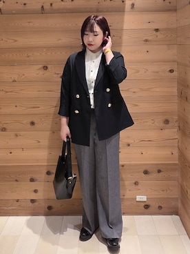 テソ子さん（レディース・162cm）の秋コーディネート