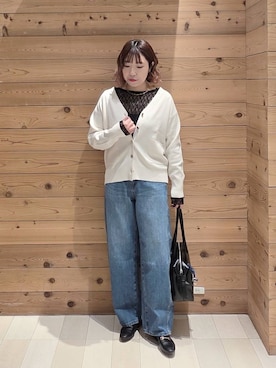 「GLOBAL WORK（グローバルワーク）のアイテム（ブルゾン）」を使った、テソ子さん（レディース・162cm）の春コーディネート