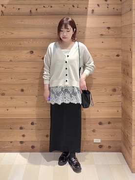 テソ子さん（レディース・162cm）の春コーディネート