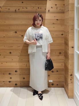 「アイテム（バッグ）」を使った、テソ子さん（レディース・162cm・30代）の夏コーディネート