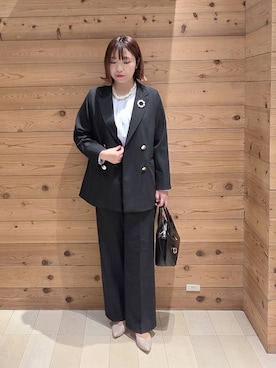 テソ子さん（レディース・162cm）の春コーディネート