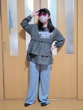 テソ子さん（キッズ・151cm）の秋コーディネート