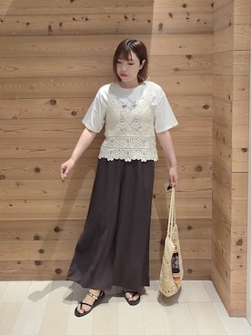 テソ子さん(レディース・162cm)の夏コーディネート