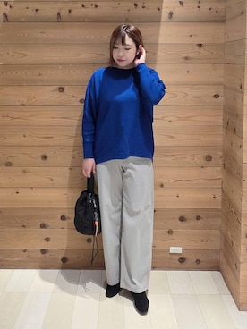 「アイテム（ダウンジャケット/コート）」を使った、テソ子さん（レディース・162cm・30代）の秋コーディネート