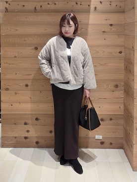 「アイテム（ワンピース/ドレス）」を使った、テソ子さん（レディース・162cm・30代）の秋コーディネート