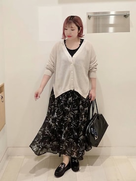 「アイテム（スカート）」を使った、テソ子さん（レディース・162cm・30代）の夏コーディネート