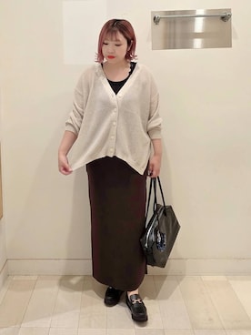「アイテム（バッグ）」を使った、テソ子さん（レディース・162cm・30代）の秋コーディネート