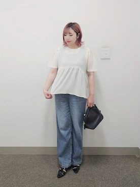 「若見え」｜テソ子さん（レディース・162cm）の夏コーディネート