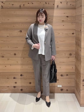 「若見え」｜テソ子さん（レディース・162cm）の冬コーディネート