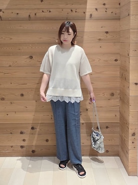 テソ子さん(レディース・162cm)の夏コーディネート